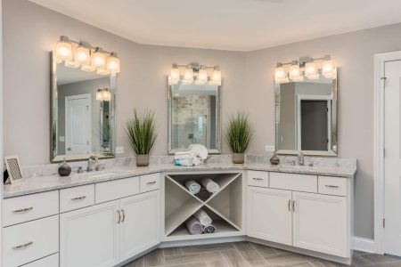Staged home and bathroom ready for an open house